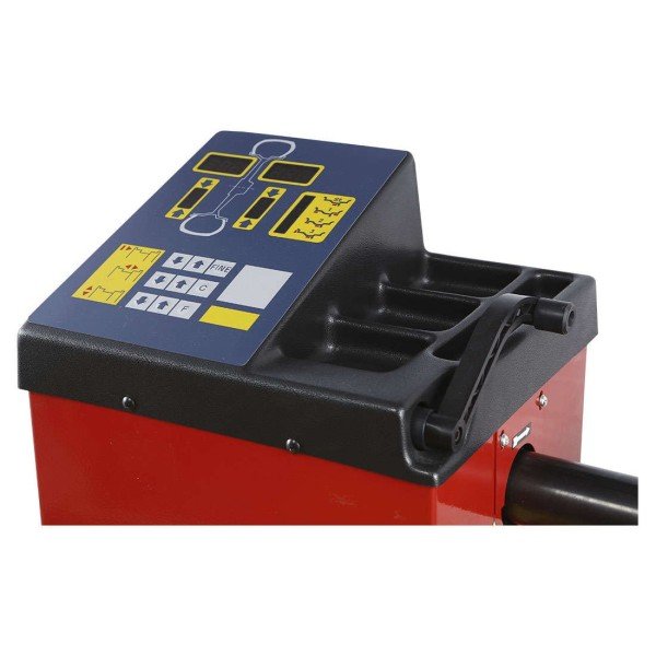 Semi-automatic wheel balancer — 3