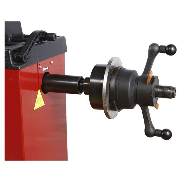 Semi-automatic wheel balancer — 5