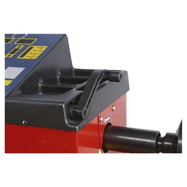Semi-automatic wheel balancer — 6