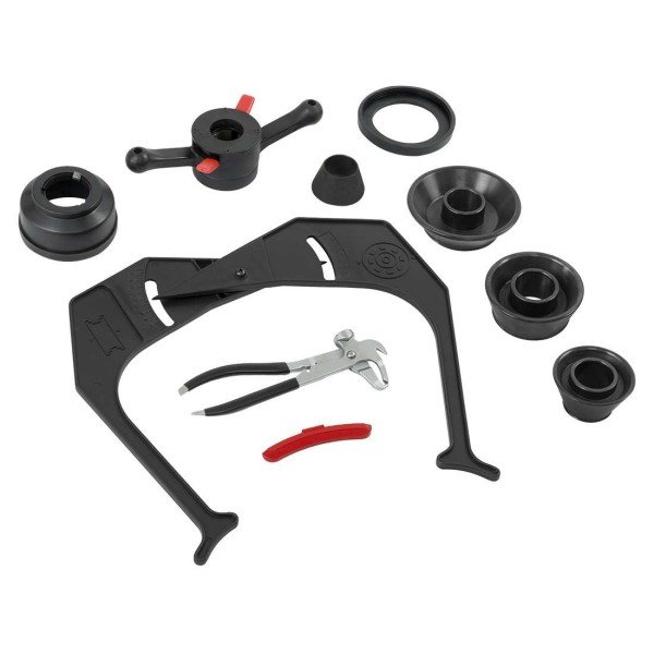 Semi-automatic wheel balancer — 8