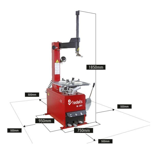 Desmontadora de pneus REDATS M-201 230 V — 8