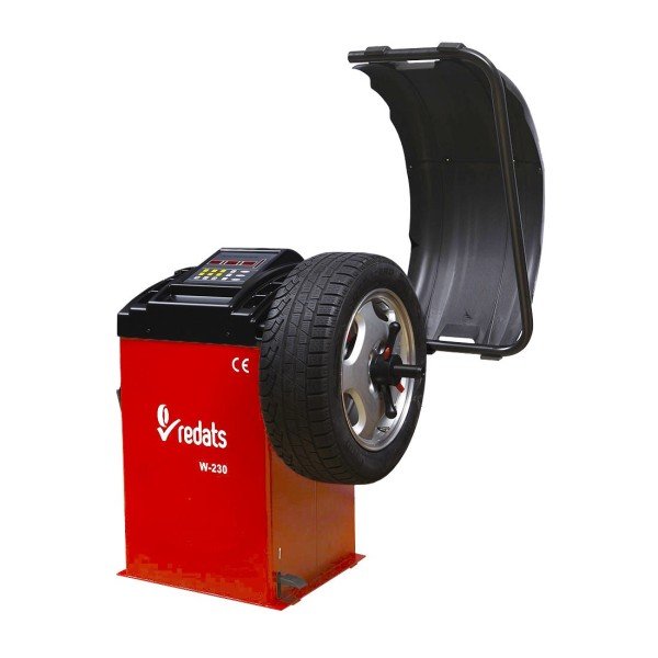 Automatic wheel balancer with brake pedal 2D