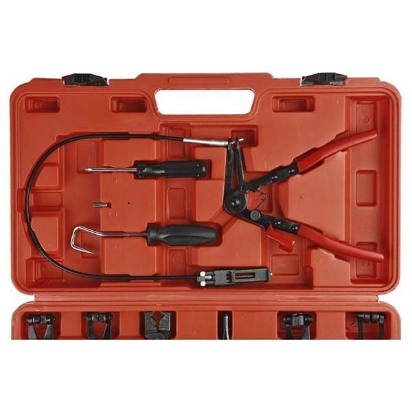 9-piece cable pliers set in case — 3