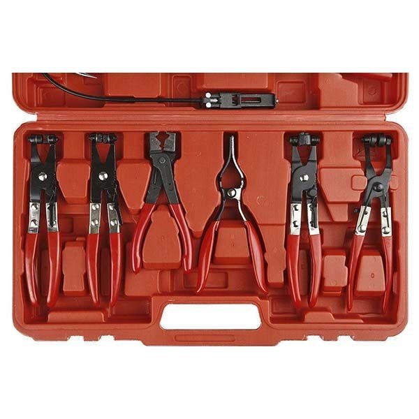 9-piece cable pliers set in case — 4