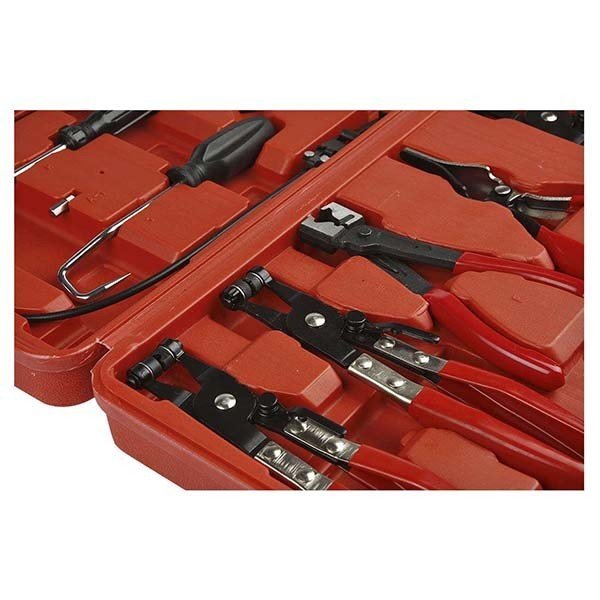 9-piece cable pliers set in case — 5